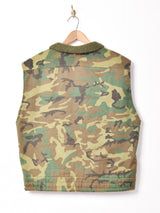 カモフラージュ柄 内ボアベスト