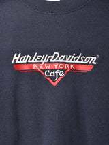 Harley Davidson cafe 刺繍スウェットシャツ