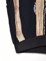 カナダ製 総柄 プルオーバー 半袖シャツ