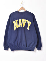 アメリカ製 NAVY プリントスウェット