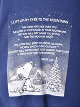 スヌーピー プリントスウェットシャツ