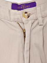 タック入り コットンショートパンツ W30