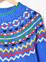 ノルディック風デザイン セーター