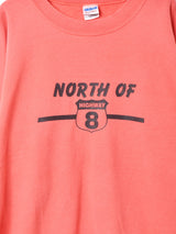 両面プリント スウェットシャツ