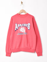 カレッジプリント スウェットシャツ