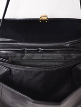 フラップ レザー ショルダーバッグ