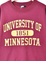 カレッジプリント スウェットシャツ