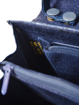 ギャザー レザー ショルダーバッグ