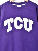 Champion パッチ付き カレッジスウェットシャツ