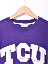 Champion パッチ付き カレッジスウェットシャツ