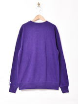 Champion パッチ付き カレッジスウェットシャツ