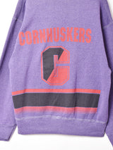 アメリカ製 後染め 両面プリント スウェットシャツ