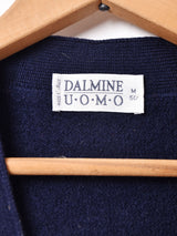 イタリア製 ダイヤデザイン カーディガン