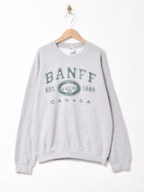 プリント スウェットシャツ