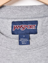 JANSPORT カレッジプリント スウェットシャツ