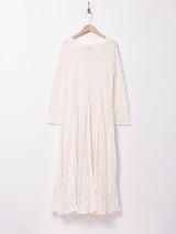 【3色展開】Emerald Motel長袖 レース×シアー ワンピース