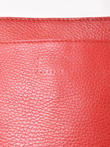 スクエア型 レザーショルダーバッグ