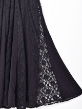 【3色展開】Emerald Motel長袖 レース×シアー ワンピース
