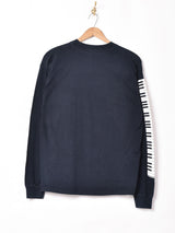 鍵盤プリント長袖Tシャツ