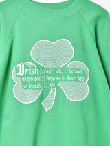 アメリカ製 クローバー プリントスウェットシャツ