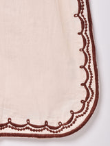【2色展開】刺繍マンダリンドレス