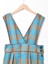 【2色展開】チェック ノースリーブワンピース