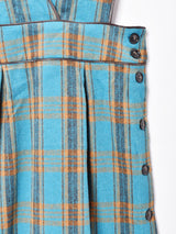 【2色展開】チェック ノースリーブワンピース