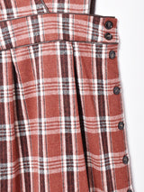 【2色展開】チェック ノースリーブワンピース