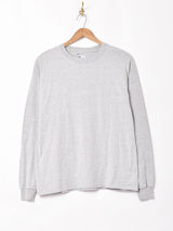 Champion ワンポイント長袖Tシャツ