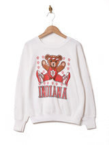 アメリカ製 クマ カレッジプリント スウェットシャツ