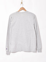 Champion ワンポイント長袖Tシャツ