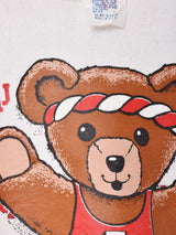 アメリカ製 クマ カレッジプリント スウェットシャツ