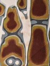 総柄 オープンカラー半袖シャツ