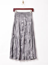 【4色展開】Meridian クリンクル ベロアスカート