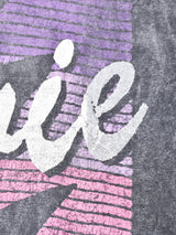 David Bowie ケミカルウォッシュ プリントTシャツ