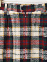 チェック タイトスカート