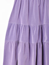 【3色展開】Meridian ティアード ベロアスカート