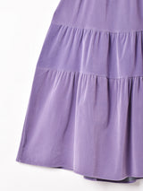 【3色展開】Meridian ティアード ベロアスカート