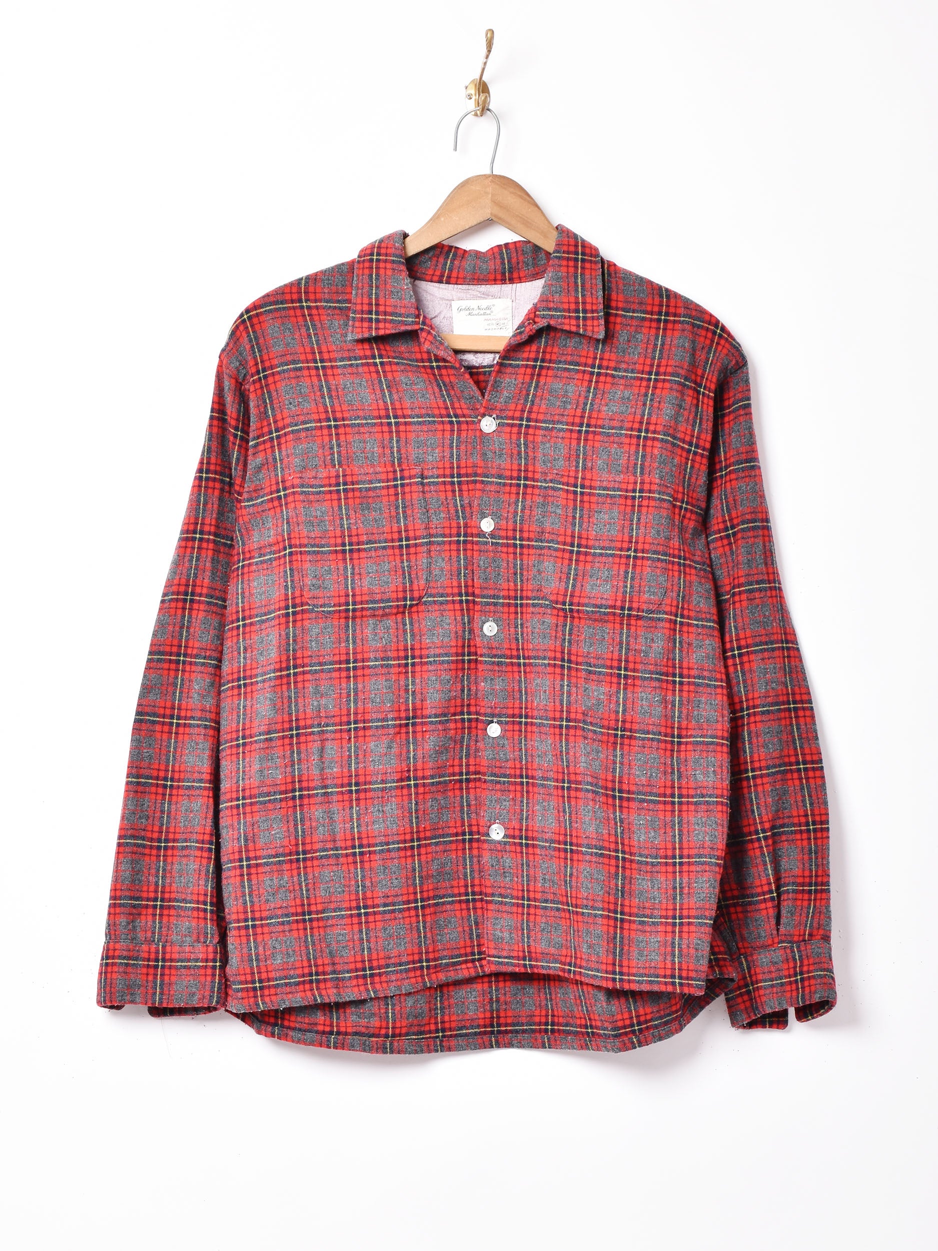 【激レア珍品】60s Lord & Taylor ウールシャツ タータンチェックほぼ新品A