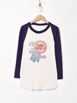 80's  アメリカ製 プリント ラグランTシャツ