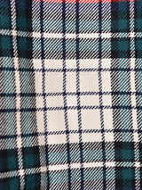 カナダ製 ウエストデザイン ラップチェックスカート