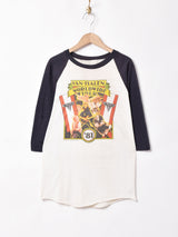 80's  アメリカ製 VAN HALEN 両面プリント ラグランTシャツ