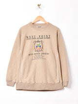 アメリカ製 後染め West Point 刺繍 スウェットシャツ