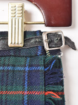 チェック柄 プリーツラップスカート