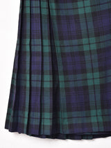 チェック柄 ラップスカート