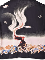 デザイン 半袖 オープンカラーシャツ