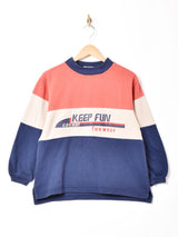 3カラー プリントスウェットシャツ