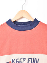 3カラー プリントスウェットシャツ