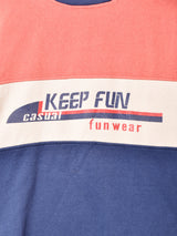 3カラー プリントスウェットシャツ