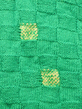 スクエアデザイン 半袖セーター